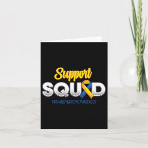 Support Squad Down's Syndrome Awareness T21 Hope W Card