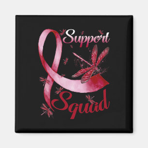 Support Squad Dragonfly Brain Aneurysm Awareness  Magnet