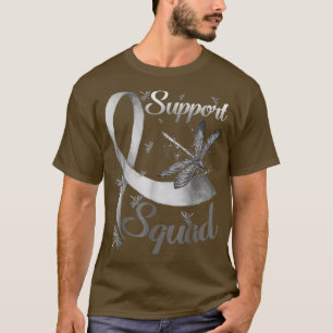 Support Squad Dragonfly Congenital Cataracts Grey T-Shirt