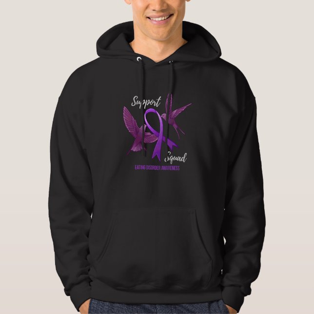 Support Squad Eating Disorder Awareness Hoodie (Front)