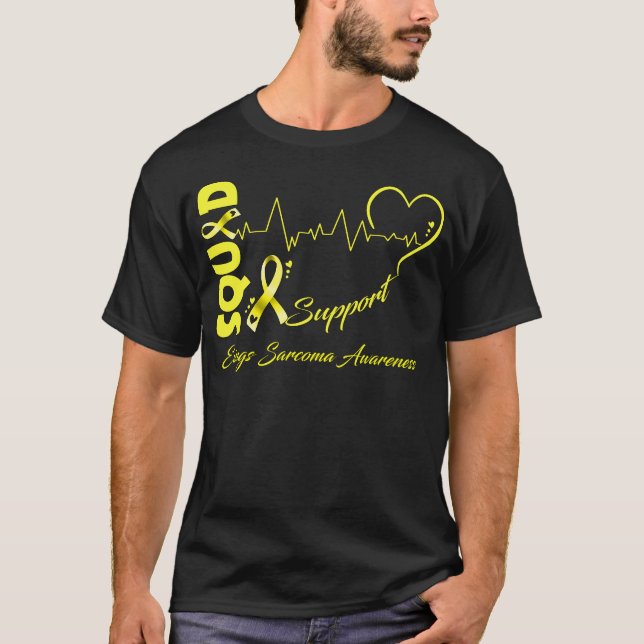Support Squad EWINGS SARCOMA AWARENESS T-Shirt (Front)