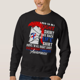 Support Squad Figh I Lung Disease Pulmonary Fibros Sweatshirt