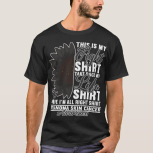 Support Squad Fight I Skin Cancer Melanocytes Mela T-Shirt