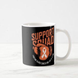 Support Squad Fighting Blood Cancer Awareness Oran Coffee Mug