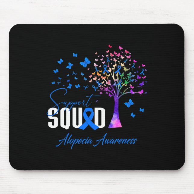 Support Squad For Alopecia Awareness  Mouse Pad (Front)