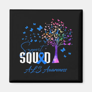 Support Squad For Als Awareness Magnet