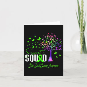 Support Squad For Bile Duct Cancer Awareness  Card