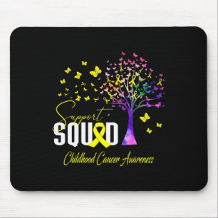 Support Squad For Childhood Cancer Awareness Mouse Pad