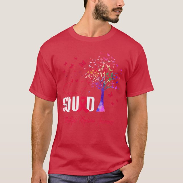 Support Squad For Multiple Myeloma Awareness T-Shirt (Front)