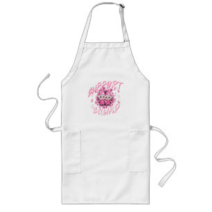 Support Squad Gnome Warrior Breast Cancer Awarenes Long Apron