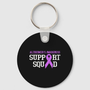 Support Squad Heimer Warrior We Wear Purple Key Ring