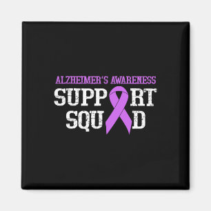 Support Squad Heimer Warrior We Wear Purple  Magnet