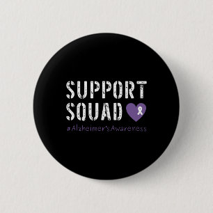 Support Squad Heimer's Awareness  6 Cm Round Badge