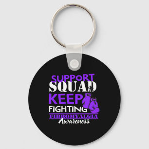 Support Squad I Chronic Pain Response Fibromyalgia Key Ring