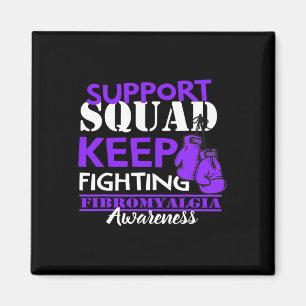 Support Squad I Chronic Pain Response Fibromyalgia Magnet