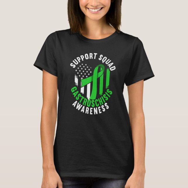 Support Squad I Intestines Birth Defect I Gastrosc T-Shirt (Front)