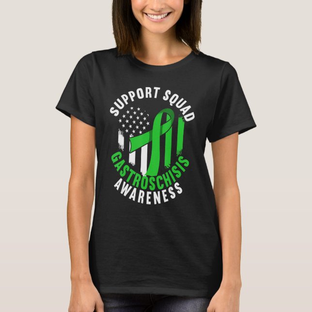 Support Squad I Intestines Birth Defect I Gastrosc T-Shirt (Front)