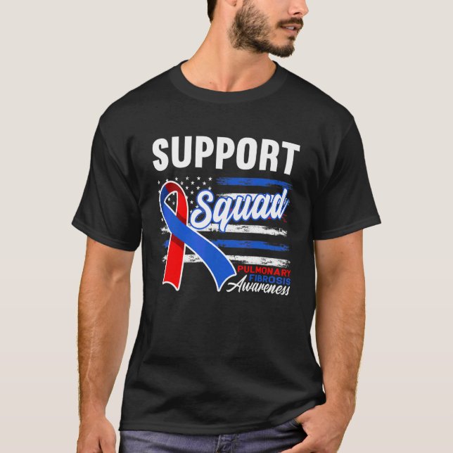 Support Squad I Lung Disease Pulmonary Embolism &  T-Shirt (Front)