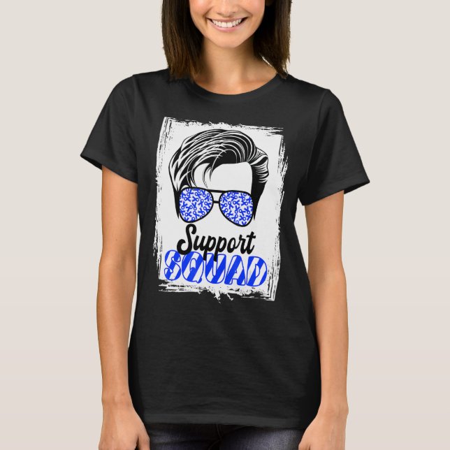 Support Squad I Me Cfs Myalgic Encephalomyelitis 1 T-Shirt (Front)