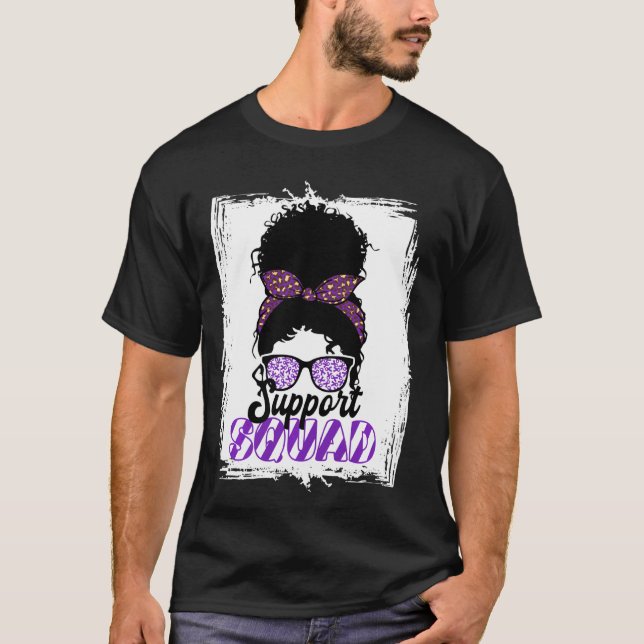 Support Squad I Sle Systemic Lupus Erythematosus A T-Shirt (Front)