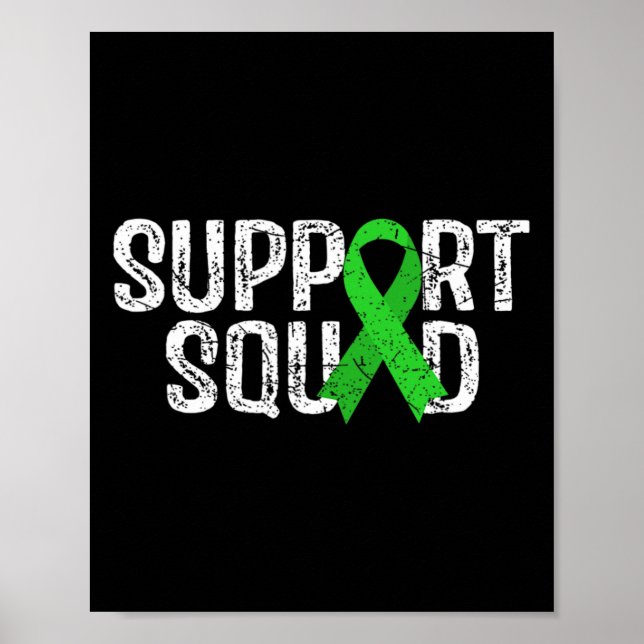 Support Squad Kidney Disease Awareness  Poster (Front)