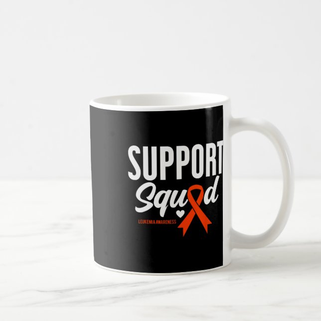 Support Squad Leukaemia Awareness  Coffee Mug (Right)