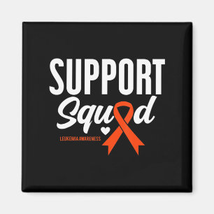 Support Squad Leukaemia Awareness  Magnet
