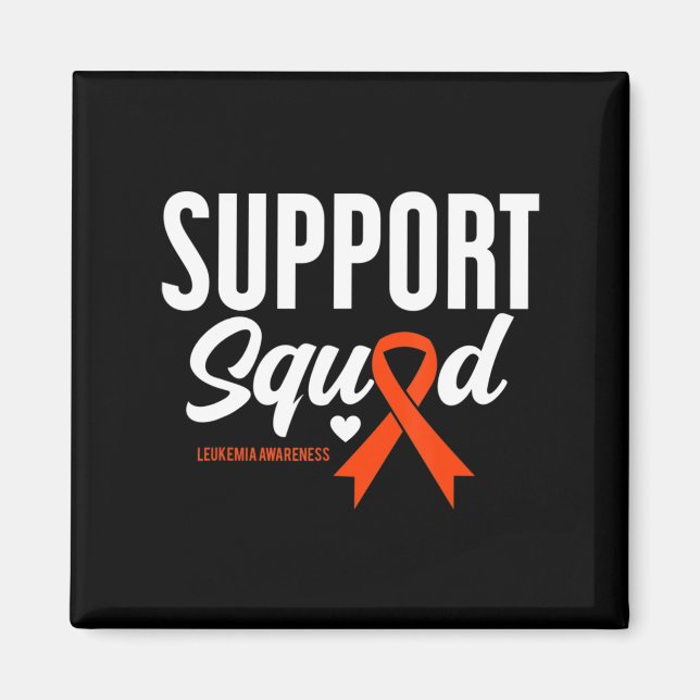 Support Squad Leukaemia Awareness  Magnet (Front)