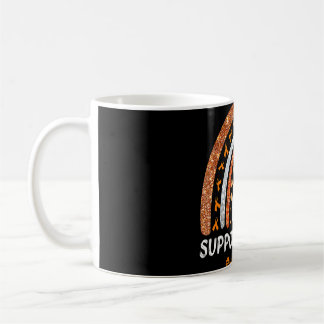 Support Squad Leukaemia Awareness Rainbow Warrior Coffee Mug