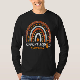 Support Squad Leukaemia Awareness Rainbow  Warrior T-Shirt