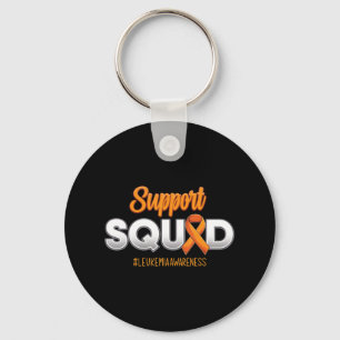 Support Squad Leukaemia Awareness Warrior Fight Fo Key Ring