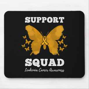 Support Squad Leukaemia Cancer Awareness Blood Can Mouse Pad