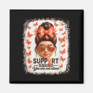 Support Squad Leukaemia Ribbon Butterfly You Not A Magnet