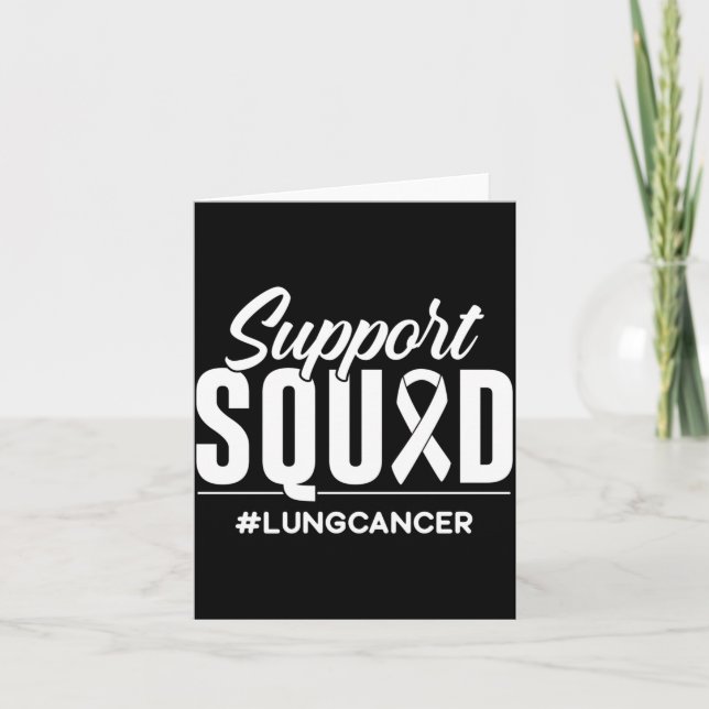 Support Squad Lung Cancer Awareness Gift Card (Front)