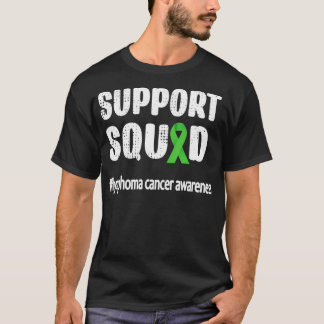 Support Squad Lymphoma Warrior Ribbon Cancer Surv T-Shirt