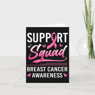 Support Squad Matching Family Breast Cancer Awaren Card