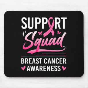 Support Squad Matching Family Breast Cancer Awaren Mouse Pad