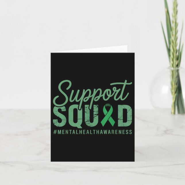 Support Squad May Mental Health Awareness  Card (Front)