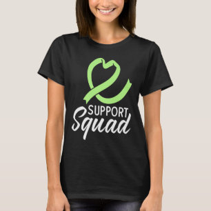 Support Squad Mental Health Awareness Green Ribbon T-Shirt