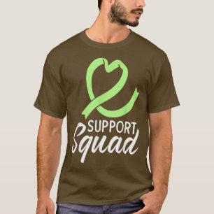 Support Squad Mental Health Awareness Green Ribbon T-Shirt