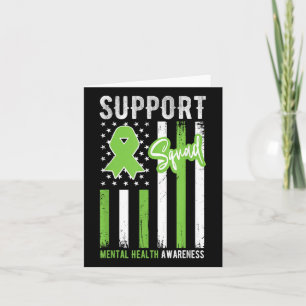 Support Squad Mental Health Awareness Men Women  Card