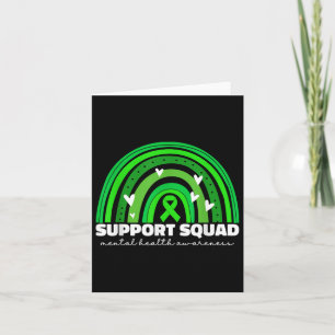 Support Squad Mental Health Awareness Month Green  Card