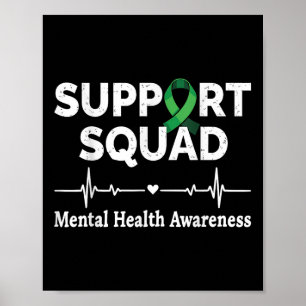 Support Squad Mental Health Awareness Month Suppor Poster