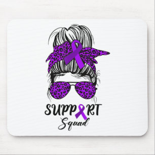 Support Squad Messy Bun Warrior Heimerheimer Aware Mouse Pad