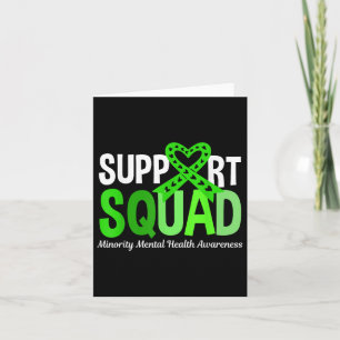 Support Squad Minority Mental Health Awareness  Card