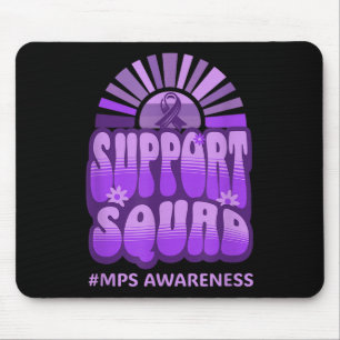 Support Squad Mps Awareness Retro Groovy Team Mouse Pad