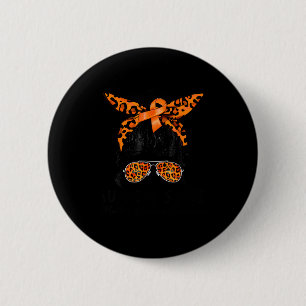 Support Squad Multiple Sclerosis Awareness Messy B 6 Cm Round Badge