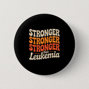 Support Squad Orange Ribbon Leukaemia Blood Cancer 6 Cm Round Badge