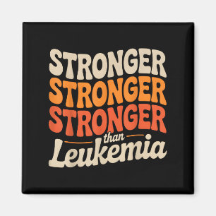 Support Squad Orange Ribbon Leukaemia Blood Cancer Magnet