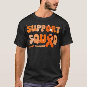Support Squad Orange Ribbon Leukemia Awareness T-Shirt